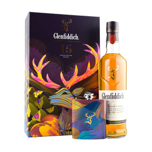 Glenfiddich Single Malt 15Y + Flask