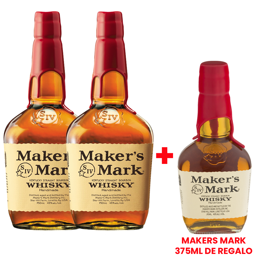 Combo Makers Mark x2 + MM 375ml de regalo – Bodega Norton