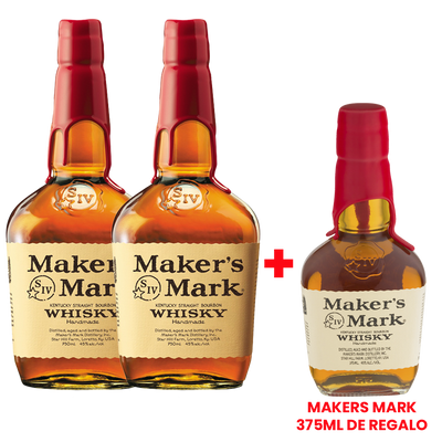 Combo Makers Mark x2 + MM 375ml de regalo