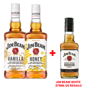 Combo Jim Beam Vanilla & Honey + JBW de regalo