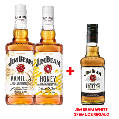 Combo Jim Beam Vanilla & Honey + JBW de regalo