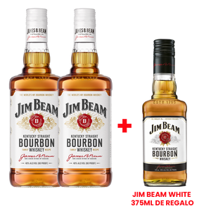 Combo Jim Beam White + JBW 375ml de regalo