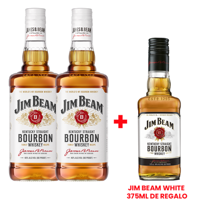 Combo Jim Beam White + JBW 375ml de regalo